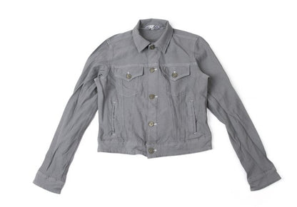 COMME des GARCONS Dyed Polyester Trucker Jacket Gray Size M