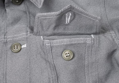 COMME des GARCONS Dyed Polyester Trucker Jacket Gray Size M