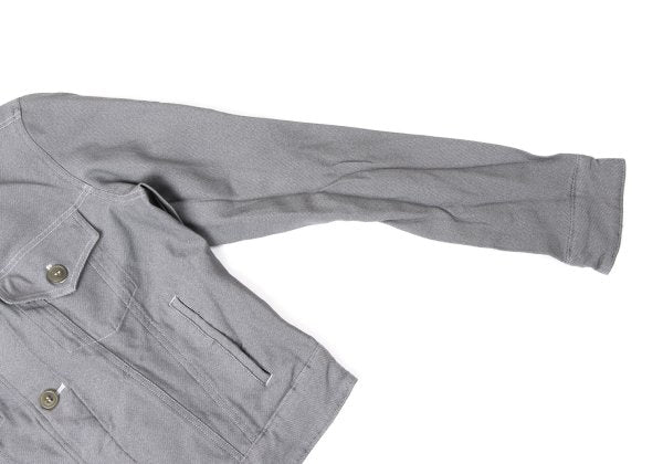 COMME des GARCONS Dyed Polyester Trucker Jacket Gray Size M