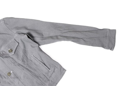 COMME des GARCONS Dyed Polyester Trucker Jacket Gray Size M