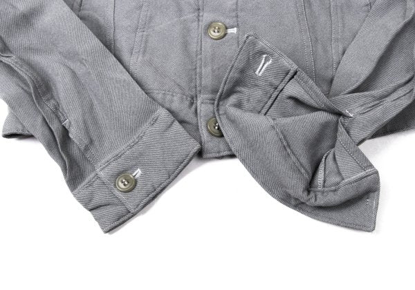 COMME des GARCONS Dyed Polyester Trucker Jacket Gray Size M