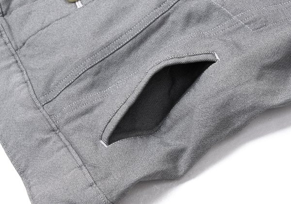 COMME des GARCONS Dyed Polyester Trucker Jacket Gray Size M