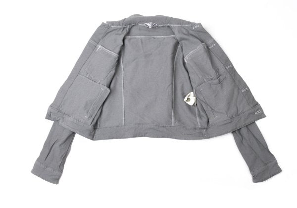 COMME des GARCONS Dyed Polyester Trucker Jacket Gray Size M