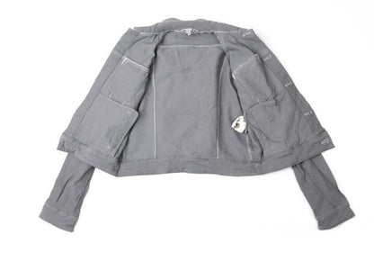 COMME des GARCONS Dyed Polyester Trucker Jacket Gray Size M