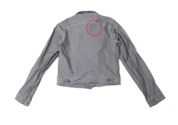 COMME des GARCONS Dyed Polyester Trucker Jacket Gray Size M