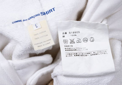 COMME des GARCONS SHIRT Cotton Sweat Jacket White Size L