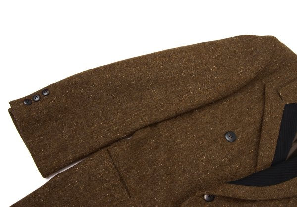 Yohji Yamamoto POUR HOMME 80s Wool Stripe Brown Black Size M