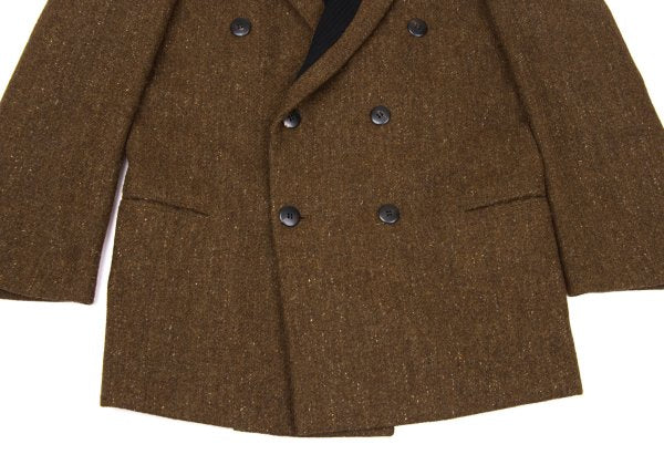 Yohji Yamamoto POUR HOMME 80s Wool Stripe Brown Black Size M
