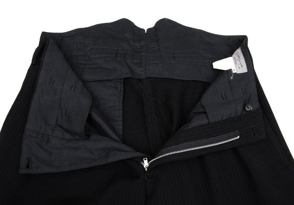 Yohji Yamamoto POUR HOMME 80s Wool Stripe Brown Black Size M