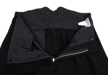 Yohji Yamamoto POUR HOMME 80s Wool Stripe Brown Black Size M
