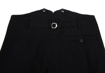 Yohji Yamamoto POUR HOMME 80s Wool Stripe Brown Black Size M