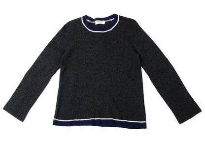 COMME des GARCONS Wool Line Knit Sweater Gray Size M