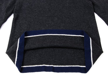 COMME des GARCONS Wool Line Knit Sweater Gray Size M