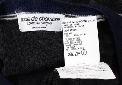 COMME des GARCONS Wool Line Knit Sweater Gray Size M