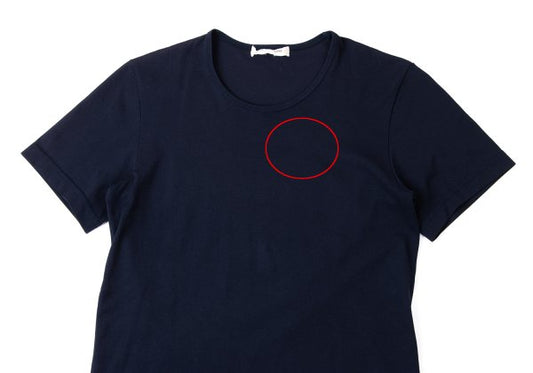 COMME des GARCONS Poly Color T-Shirt Navy Size S