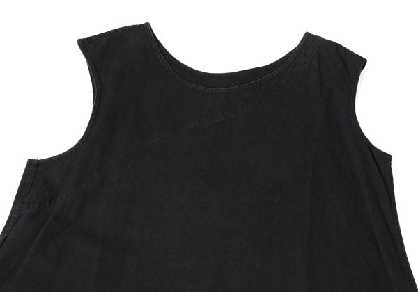 Y's Denim Sleeveless Dress Black Size 2