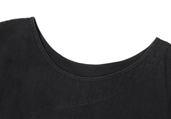Y's Denim Sleeveless Dress Black Size 2