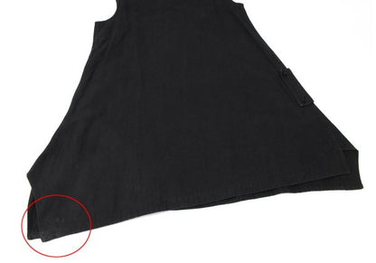 Y's Denim Sleeveless Dress Black Size 2