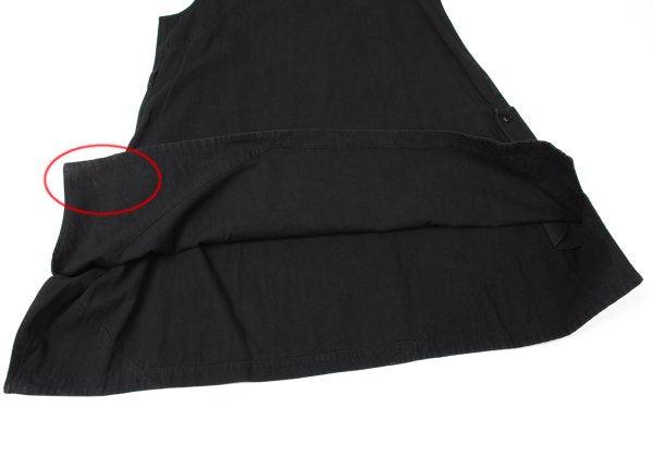Y's Denim Sleeveless Dress Black Size 2