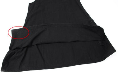 Y's Denim Sleeveless Dress Black Size 2