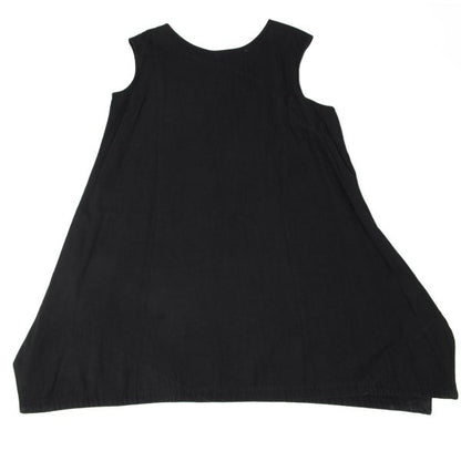Y's Denim Sleeveless Dress Black Size 2