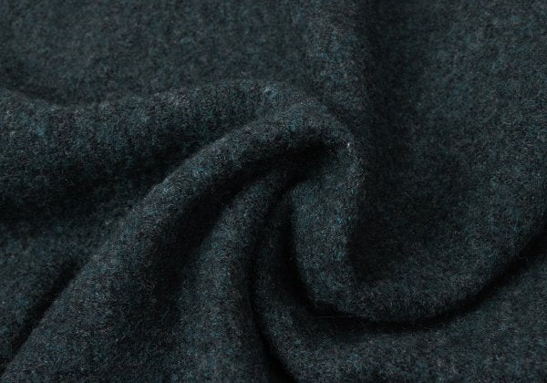 Y's Brushed Wool Blend Irregular Hem Jacket Blue Size 2