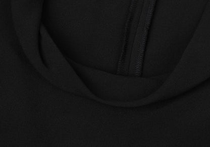 LIMI feu Silk U-Neck Tank Top Black Size S