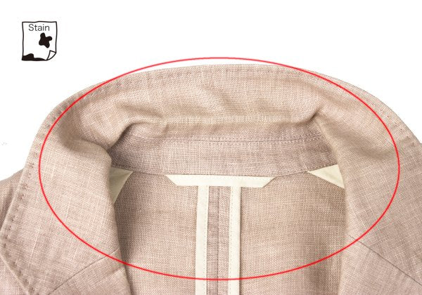 Papas Linen 3-Button Jacket Pink Size 48M