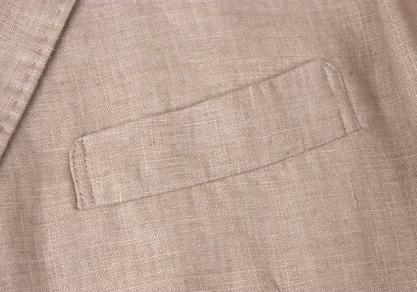 Papas Linen 3-Button Jacket Pink Size 48M