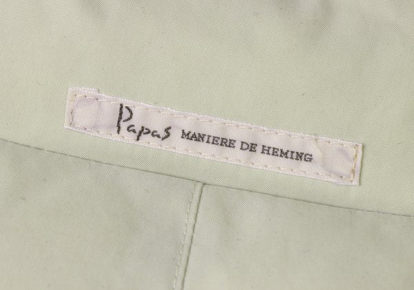 Papas Logo Print Quilted Down Jacket Off-White Size 50L