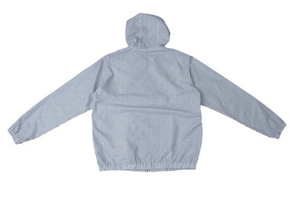 Papas Poly Stripe Print Hooded Jacket Blue Size M