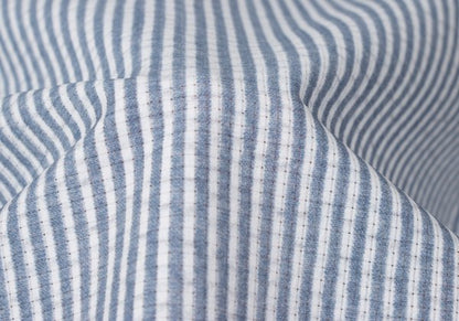 Papas Poly Stripe Print Hooded Jacket Blue Size M