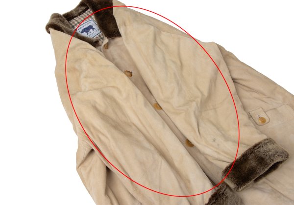 Papas ISLAND Check Lined Quilted Jacket Beige Size L