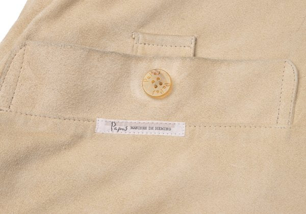 Papas ISLAND Check Lined Quilted Jacket Beige Size L