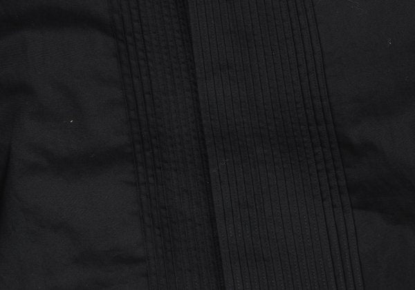 ISSEY MIYAKE MEN Cotton Pintuck Double Shirt Black Size 2