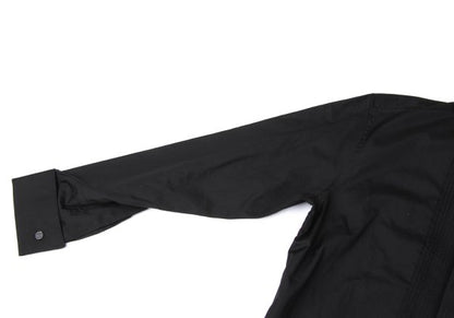 ISSEY MIYAKE MEN Cotton Pintuck Double Shirt Black Size 2