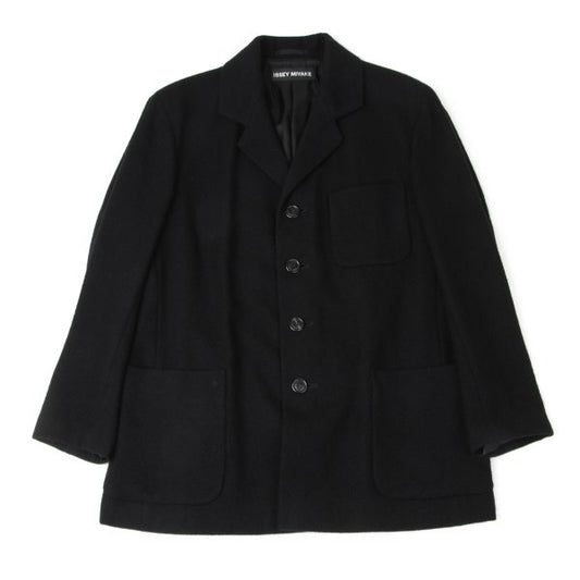 ISSEY MIYAKE MEN Cashmere Tailored Blazer Black Size 2