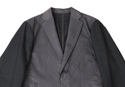 ISSEY MIYAKE MEN Sleeve Panel Sashiko Jacket Gray Size 2