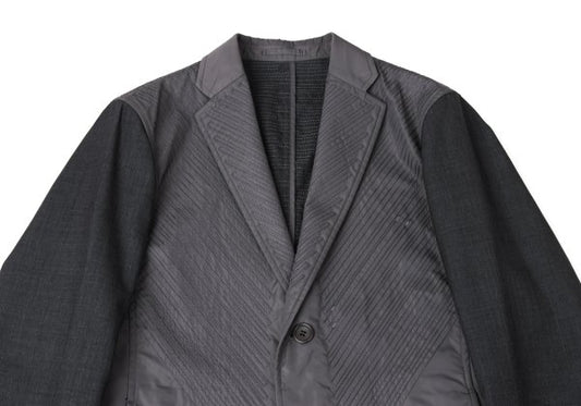 ISSEY MIYAKE MEN Sleeve Panel Sashiko Jacket Gray Size 2