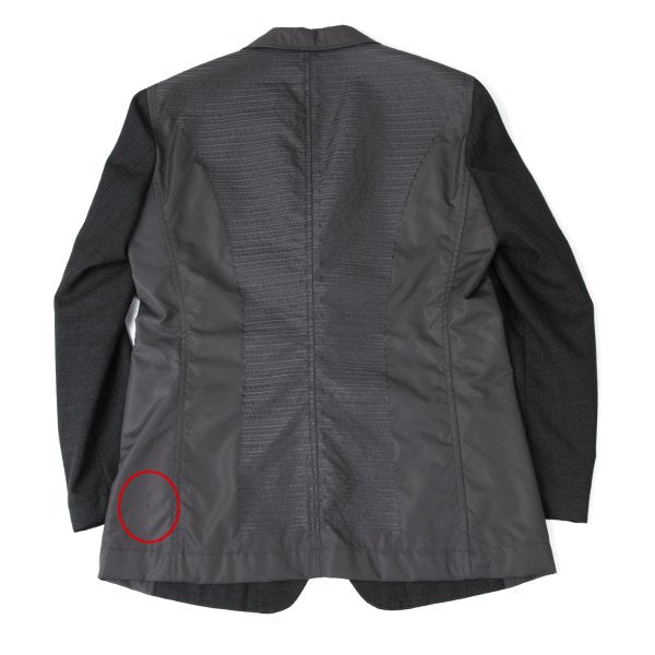 ISSEY MIYAKE MEN Sleeve Panel Sashiko Jacket Gray Size 2