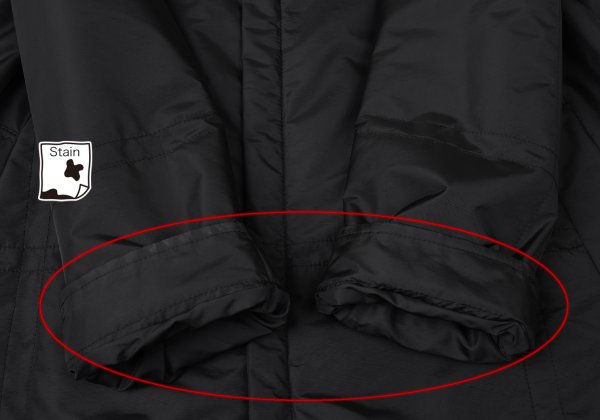 ISSEY MIYAKE MEN Thinsulate Padded Half Coat Black Size 2