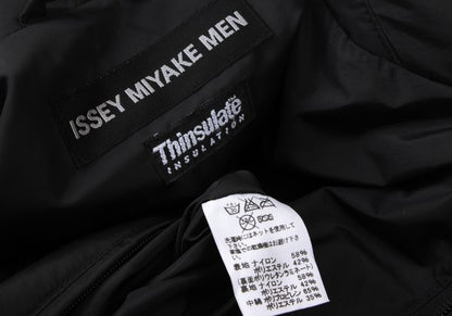 ISSEY MIYAKE MEN Thinsulate Padded Half Coat Black Size 2