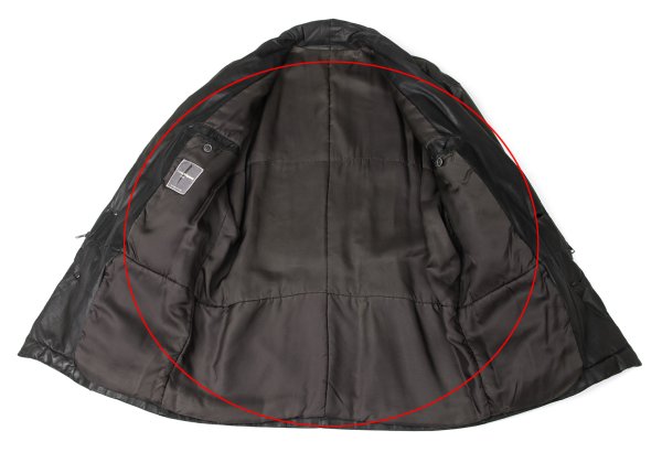 ISSEY MIYAKE MEN Cow Leather Shawl Collar Jacket Size M
