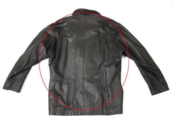ISSEY MIYAKE MEN Cow Leather Shawl Collar Jacket Size M