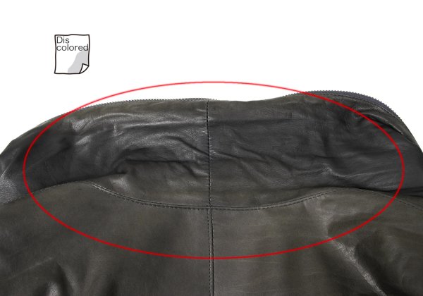ISSEY MIYAKE MEN Cow Leather Shawl Collar Jacket Size M