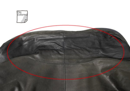 ISSEY MIYAKE MEN Cow Leather Shawl Collar Jacket Size M