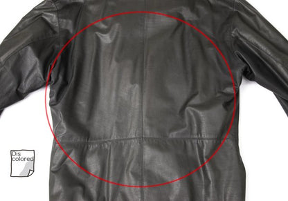 ISSEY MIYAKE MEN Cow Leather Shawl Collar Jacket Size M