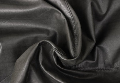 ISSEY MIYAKE MEN Cow Leather Shawl Collar Jacket Size M