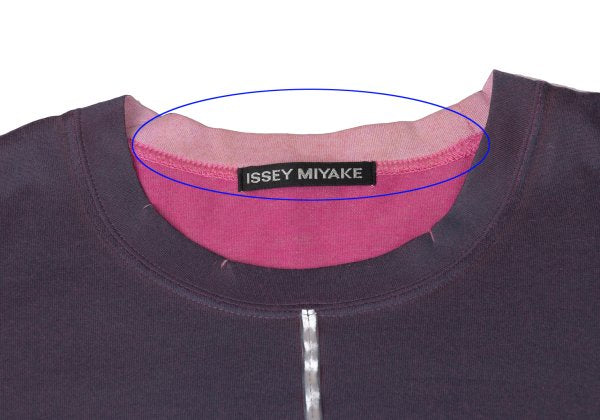 ISSEY MIYAKE MEN Center Seam T-Shirt Gray Size M