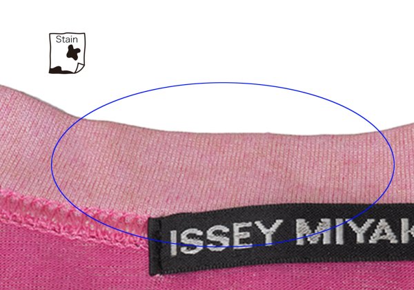 ISSEY MIYAKE MEN Center Seam T-Shirt Gray Size M